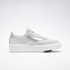 Adidasy Damskie Reebok Club C Double Białe/Szare PL 34MTGNY